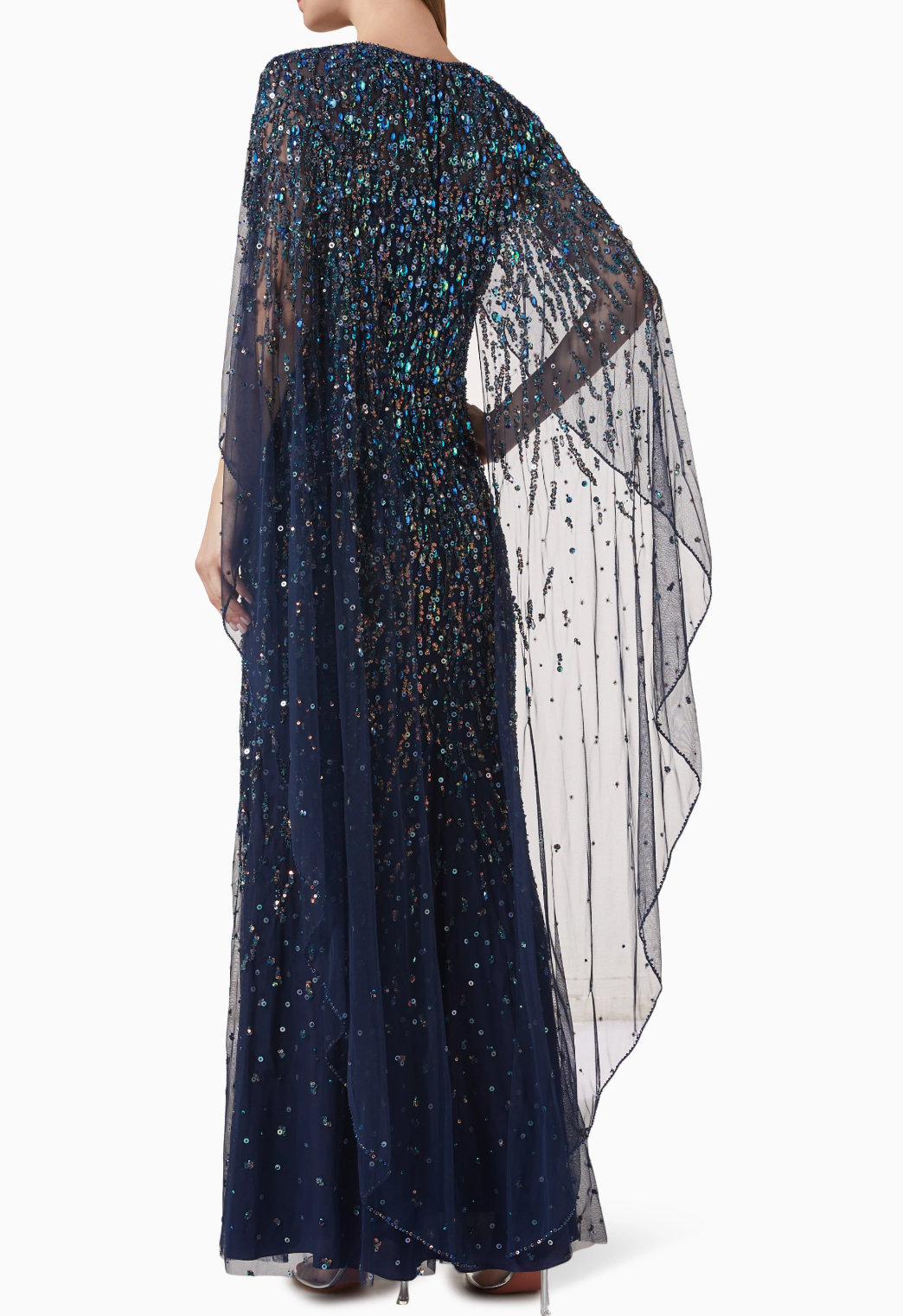 Jenny Packham Delphine Sequin-Embellished Gown Dress