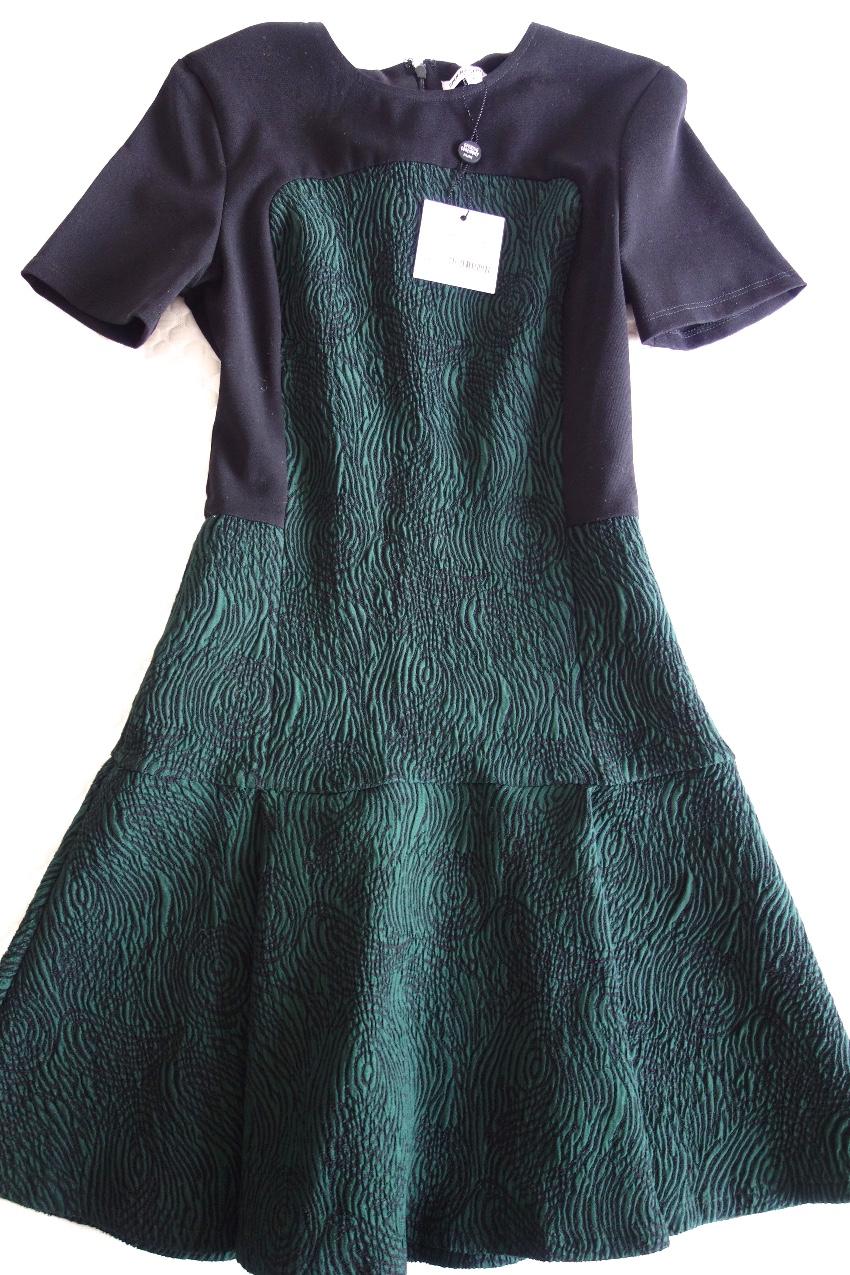 Opening Ceremony Swirl Jacquard Cascade Dress