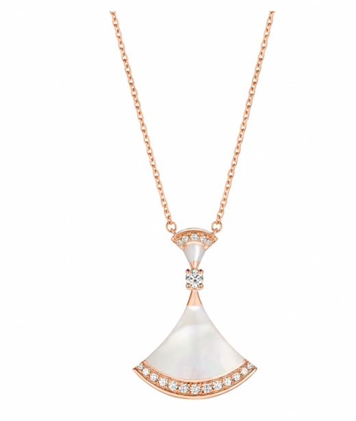 Rose Gold/Nacre  Diva's Dream Necklace