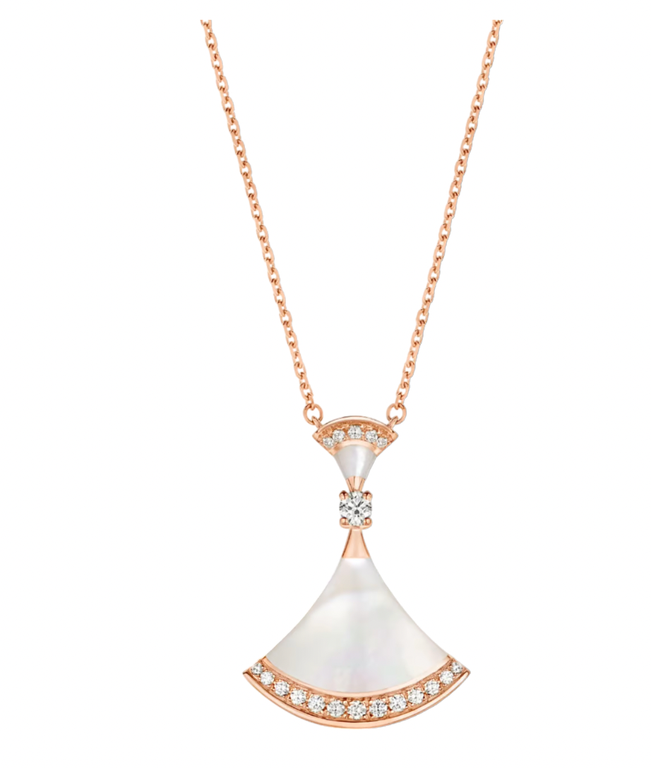 Rose Gold/Nacre  Diva's Dream Necklace