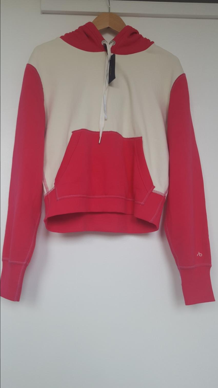 Rag & Bone Shrunken Colour Block Hoodie