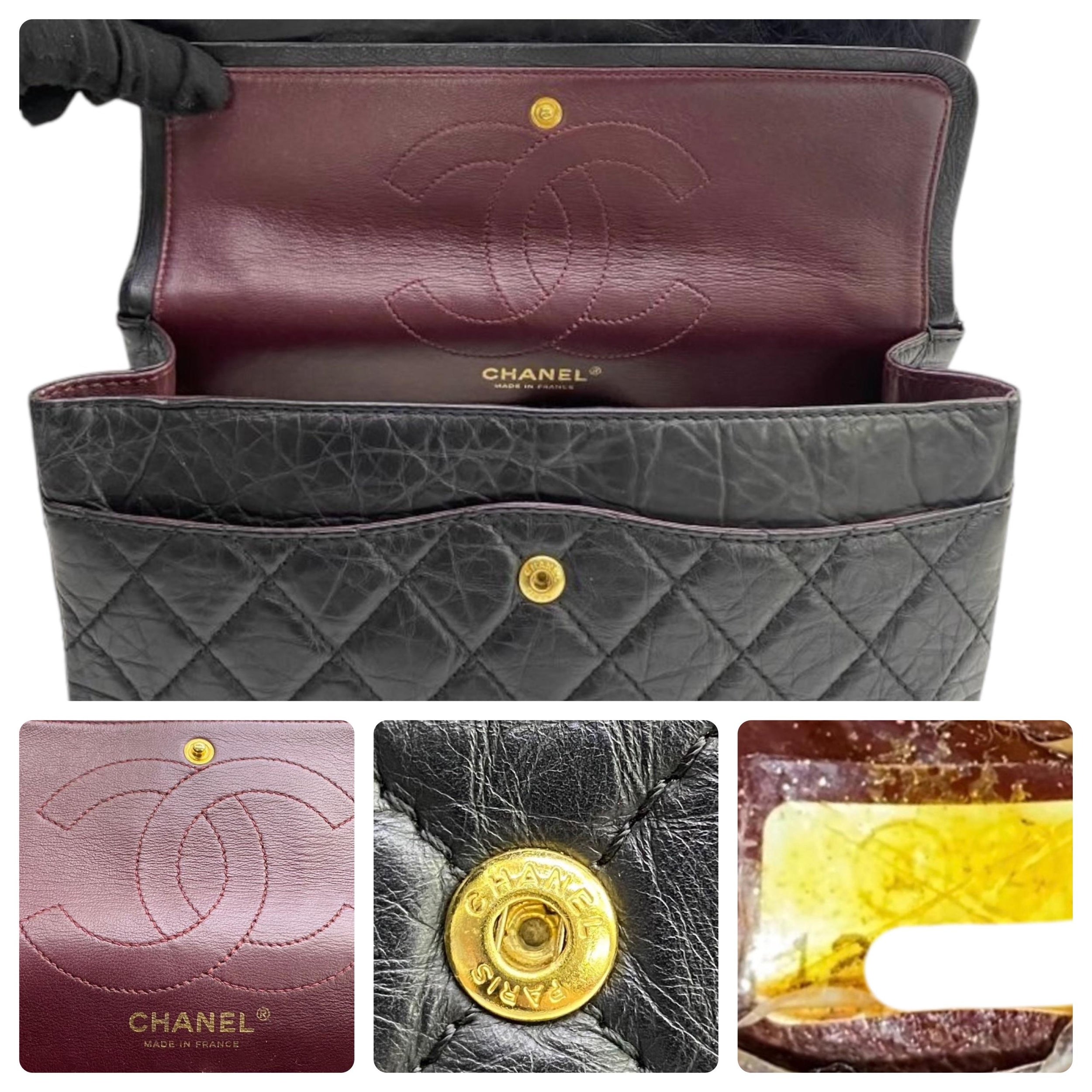 Chanel Black 2.55 Reissue Shoulder Bag