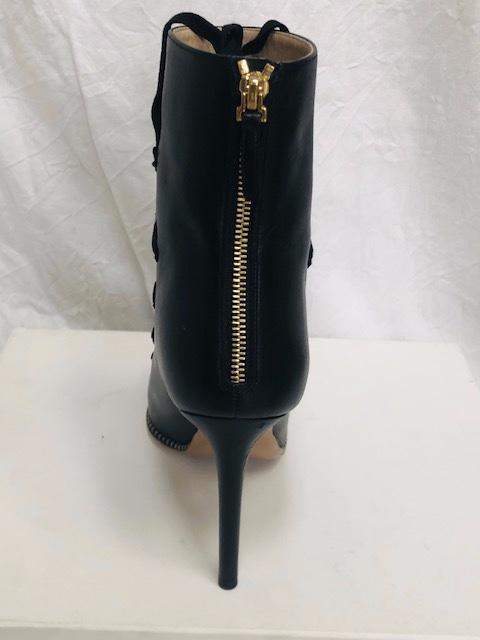 Altuzarra Black Lace-up Leather Ankle Boots