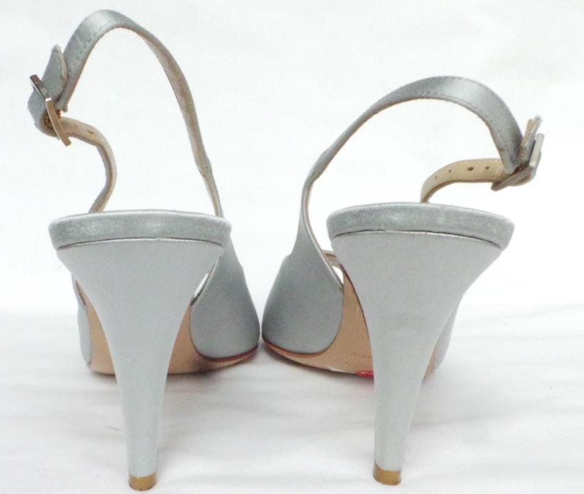 Bruno Malgi satin sling back shoes