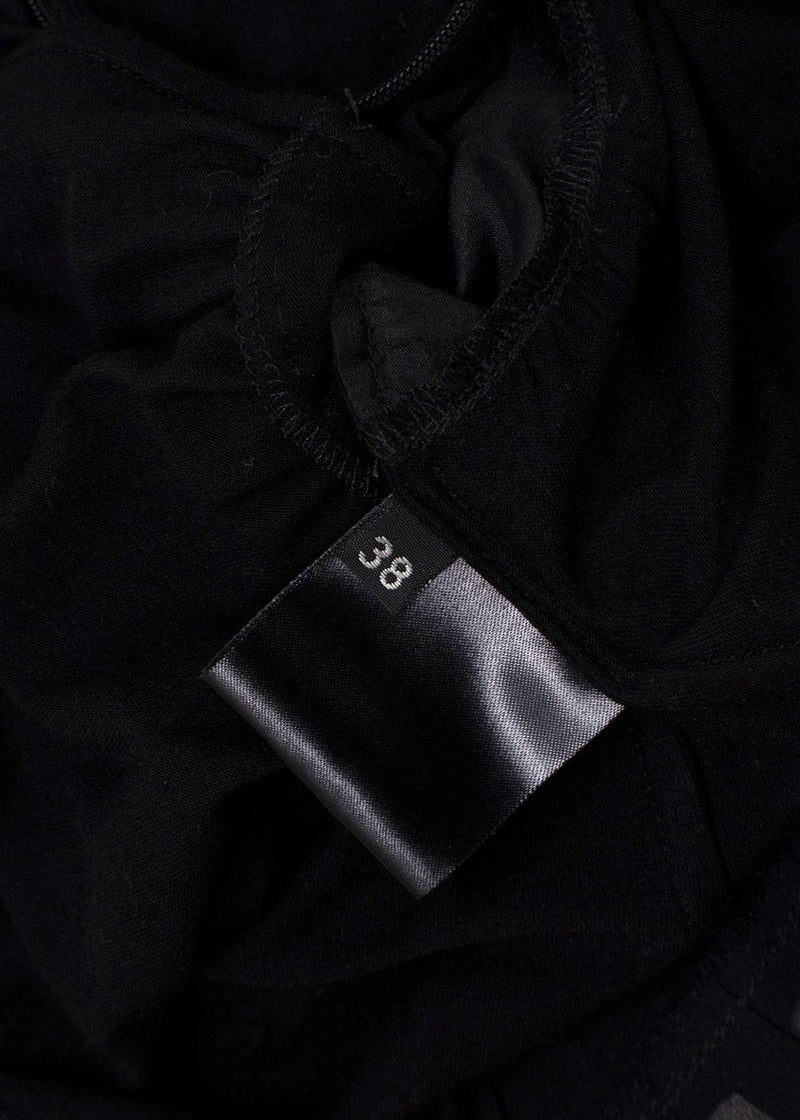 Costume National Black Vest Top