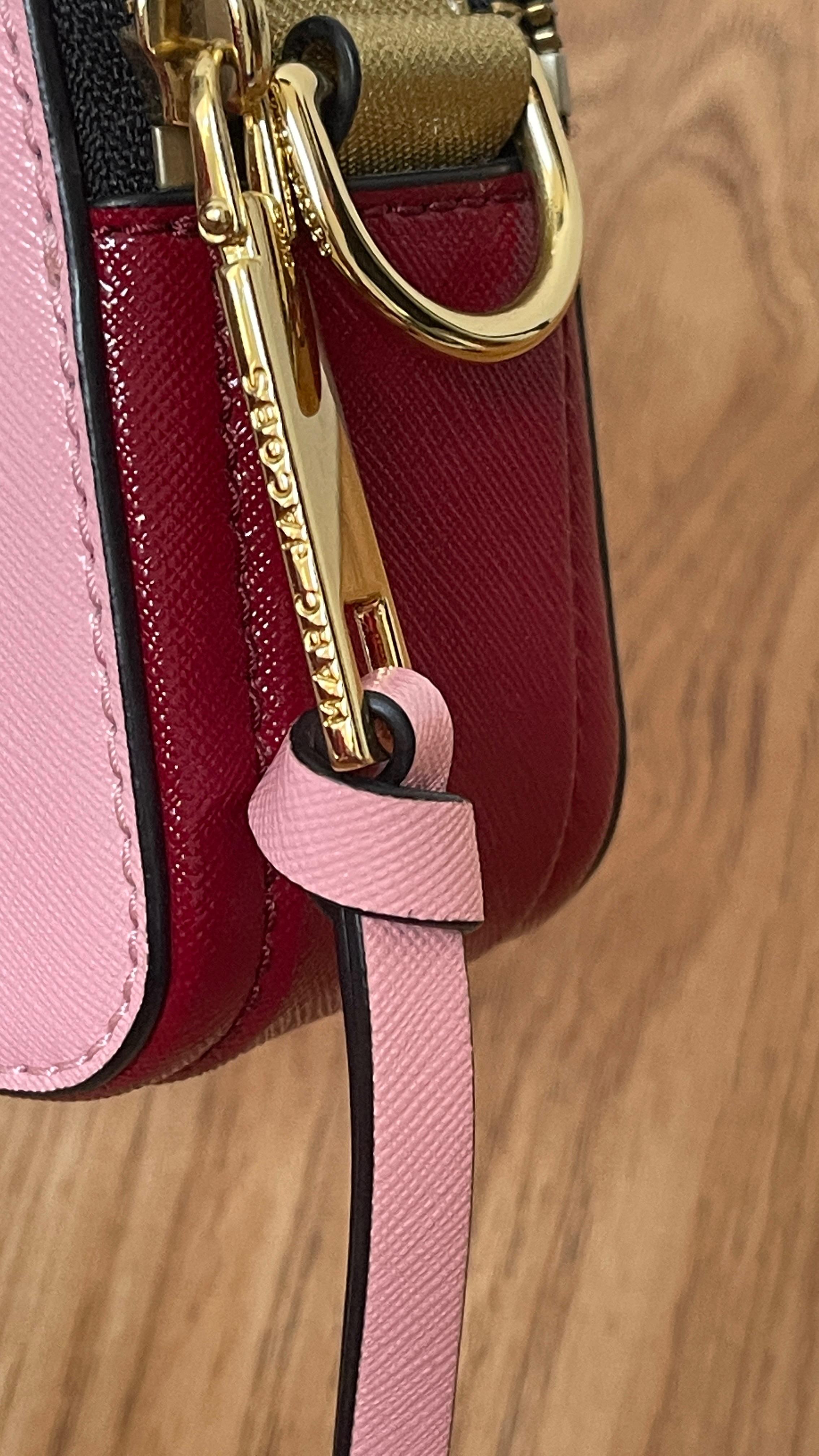 Pink Colourblock Snapshot Camera Bag