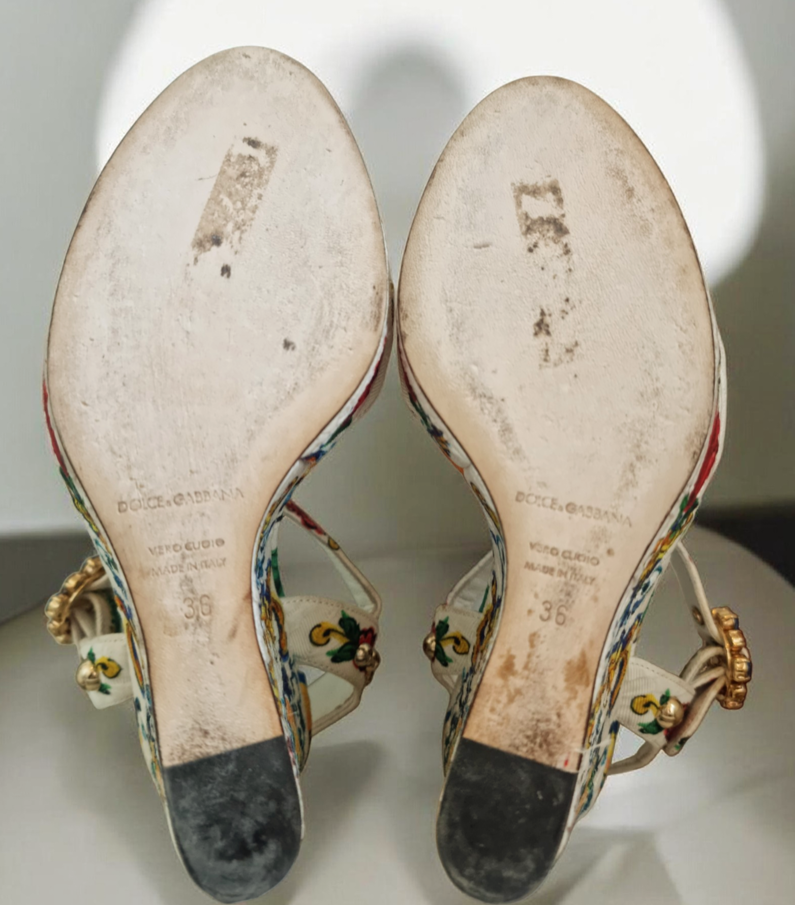 Dolce & Gabbana Majolica Wedges