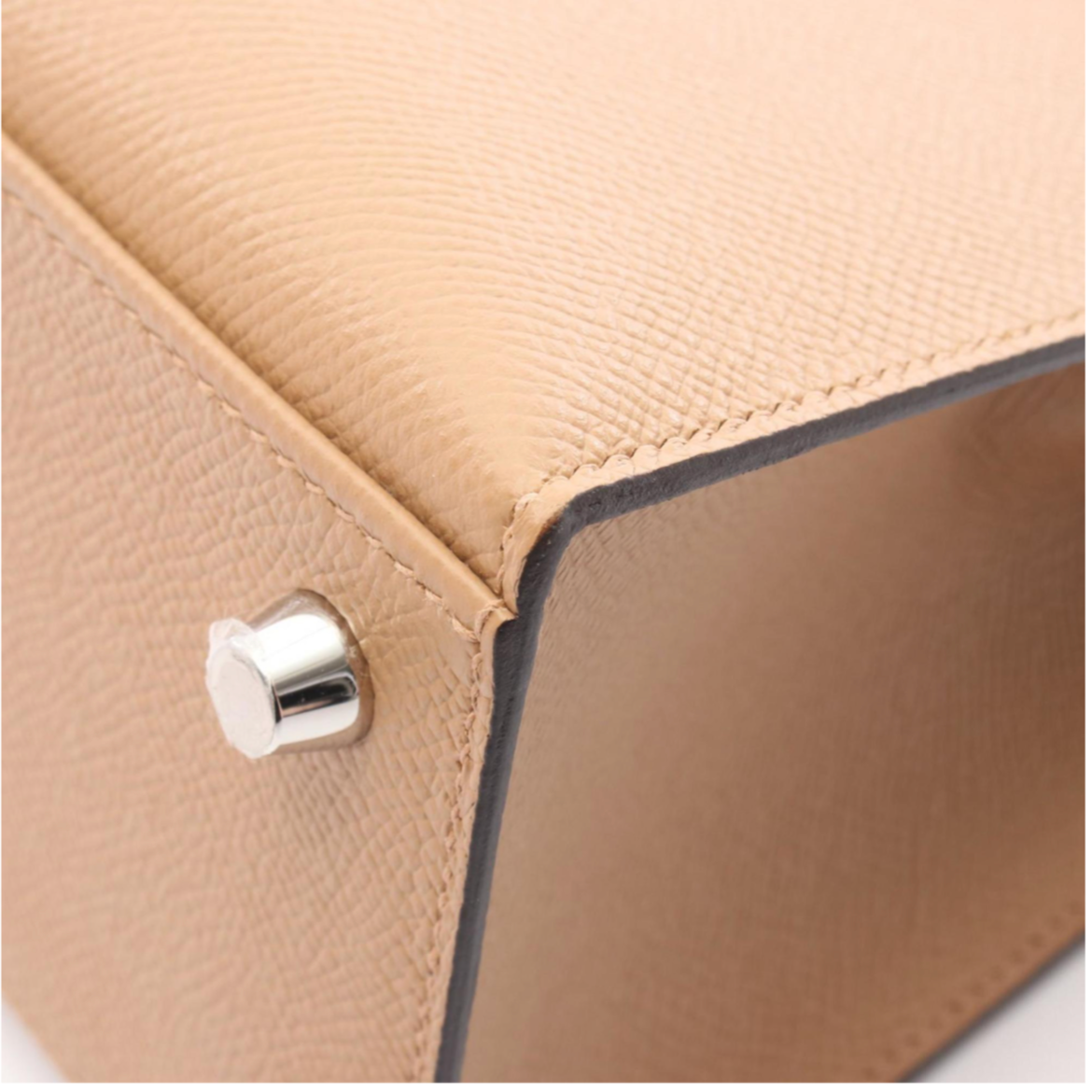 Hermès Kelly 25 Tricolore bag 25 in Chai, Citron and Mauve Epsom Leather with Silver hardware