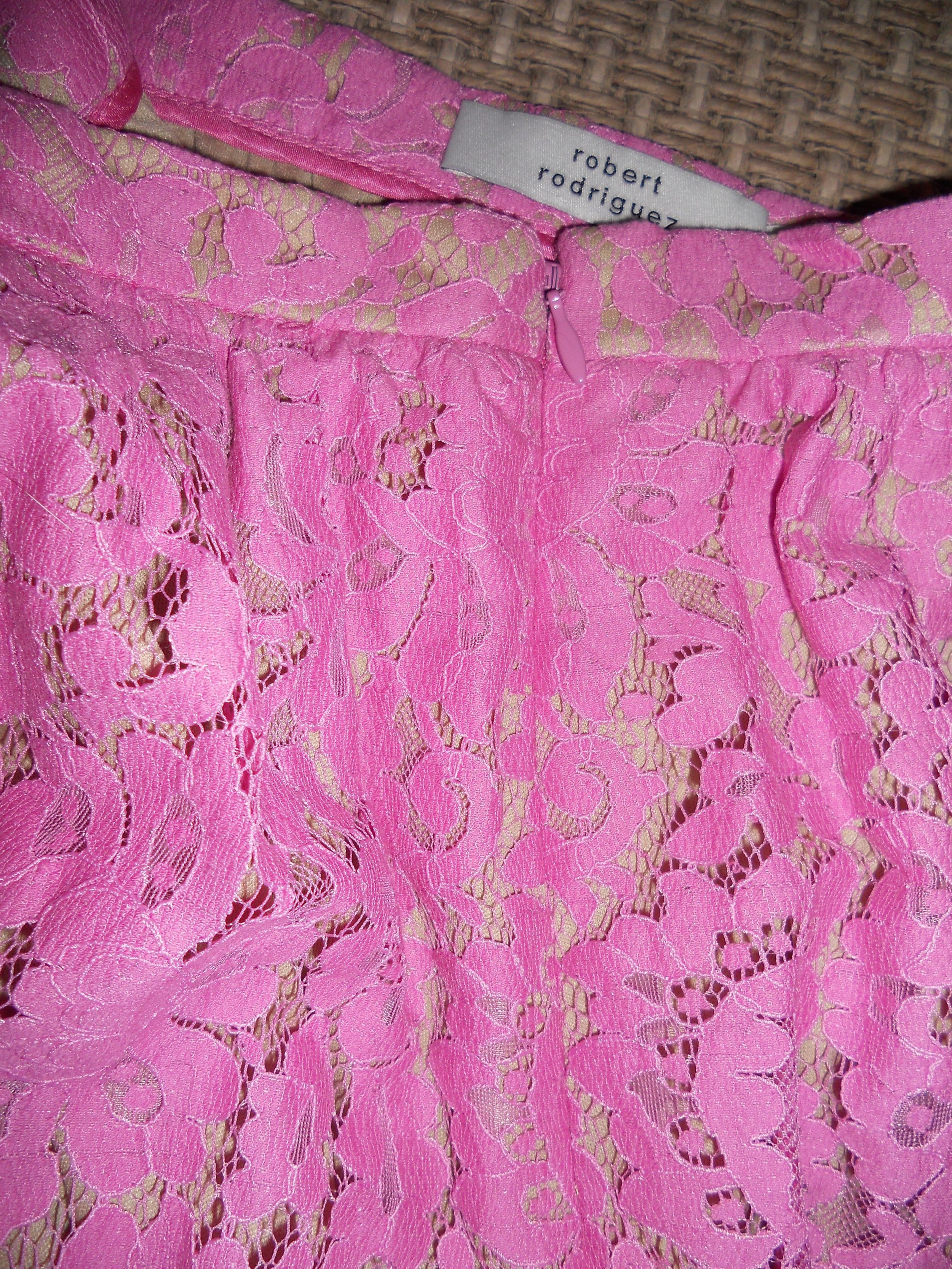 Robert Rodriguez Lace Skirt