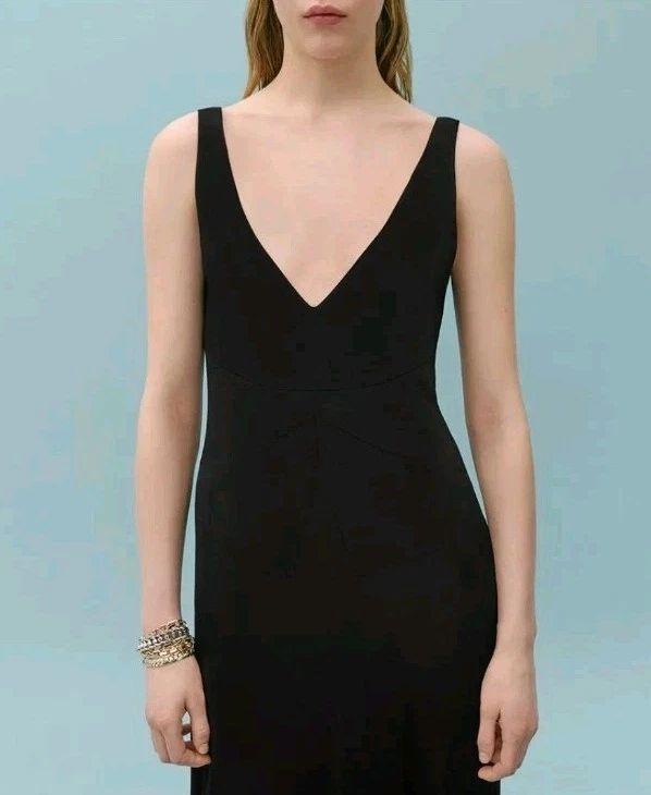 Victoria Beckham x Mango Black Maxi Dress