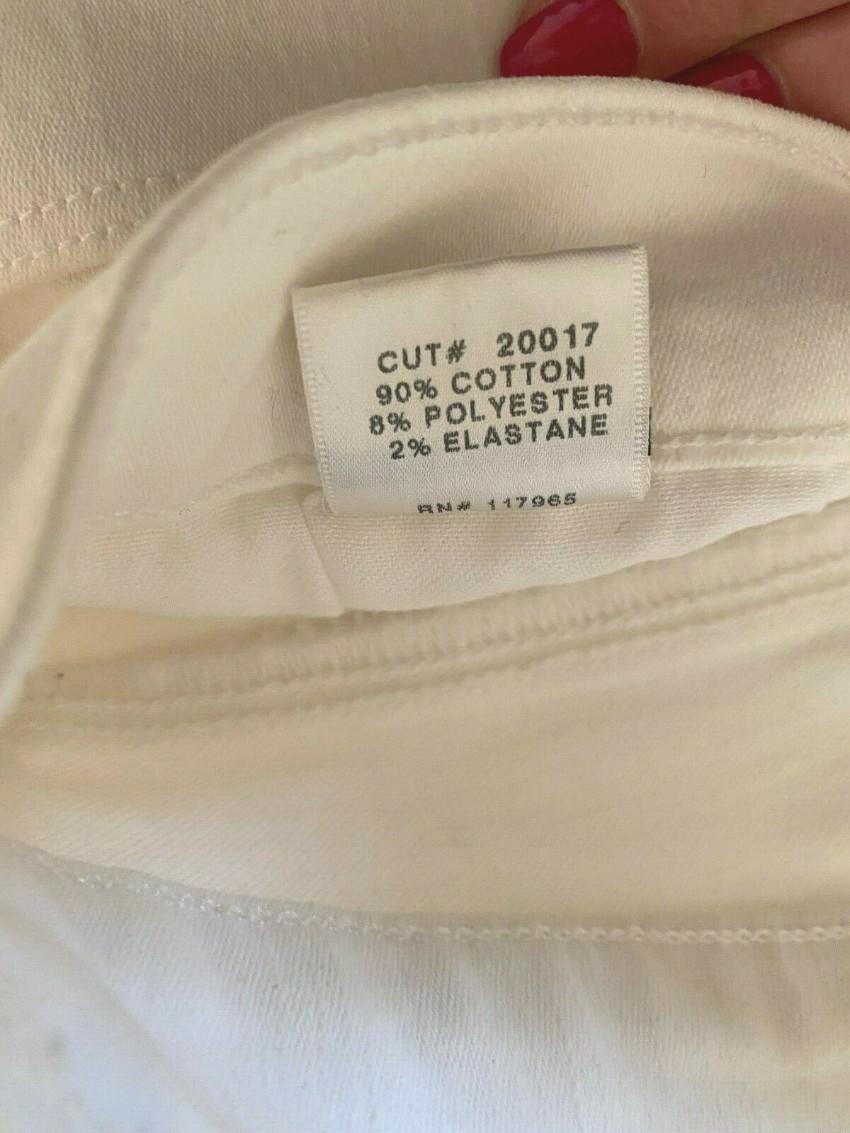 J Brand White Distressed Skinny Jeans
