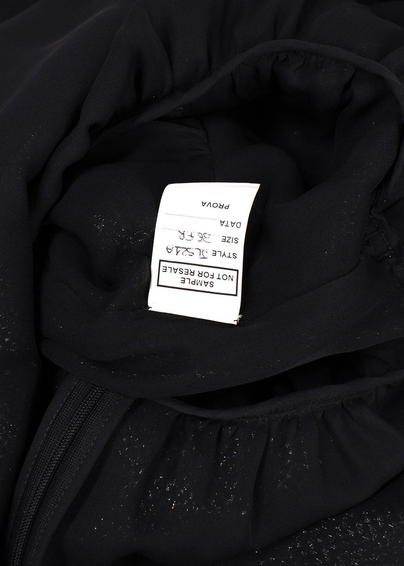 Julie De Libran Metallic Button-Down Tea Dress