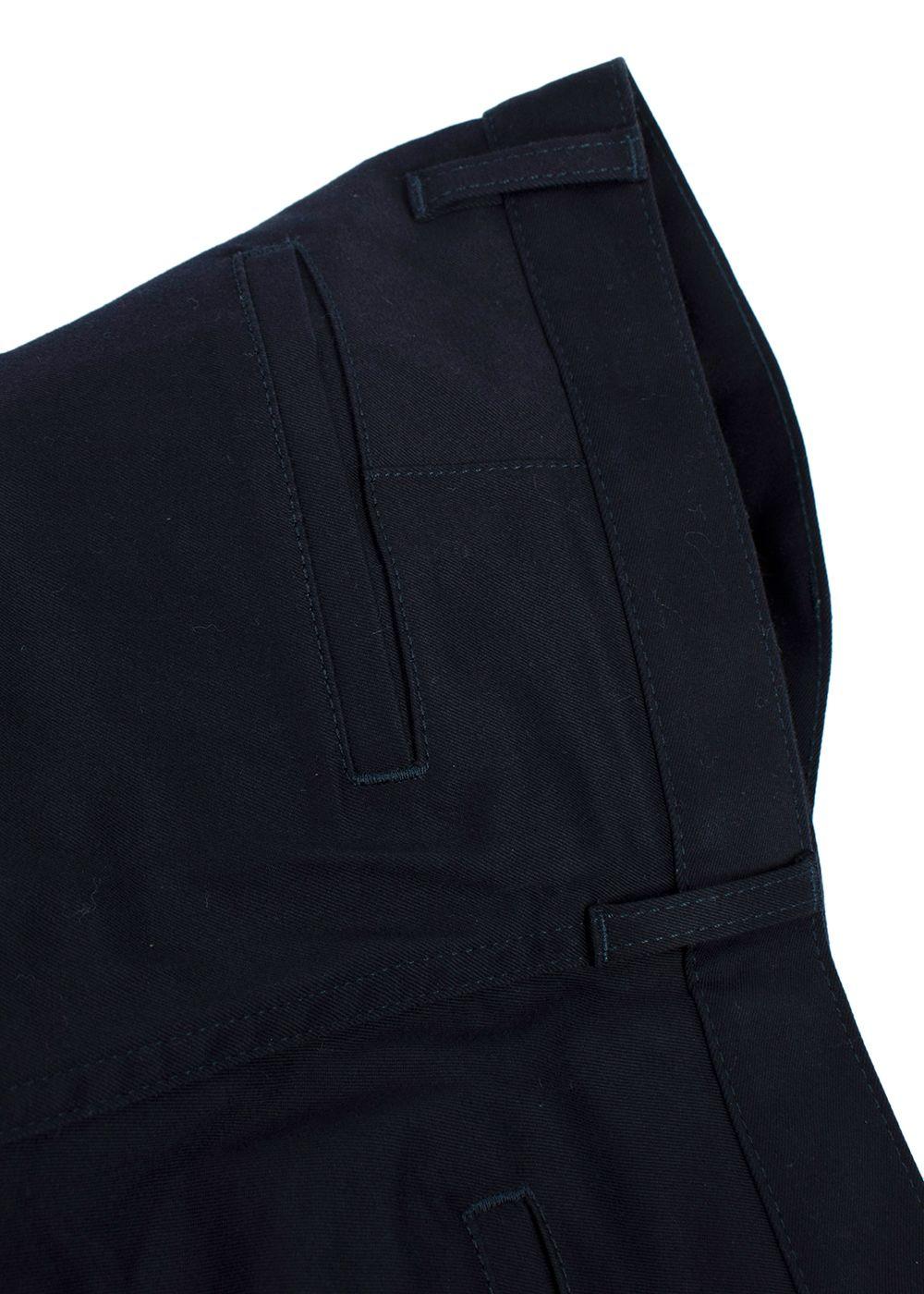 Saint Laurent Navy Tailored Trousers