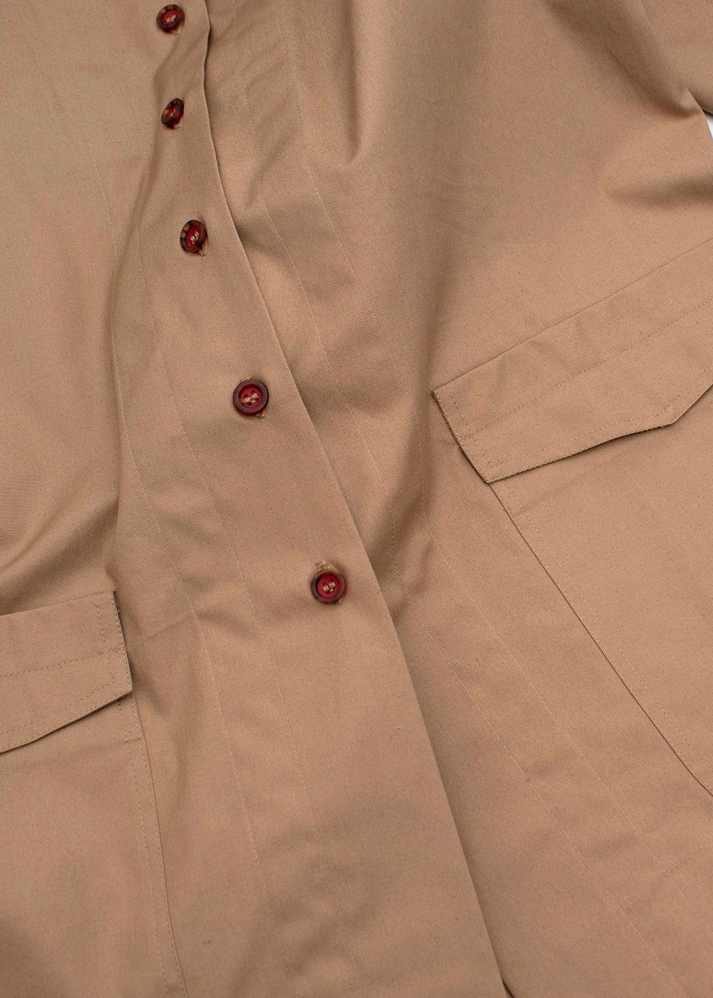 Tan Buttoned Shirt