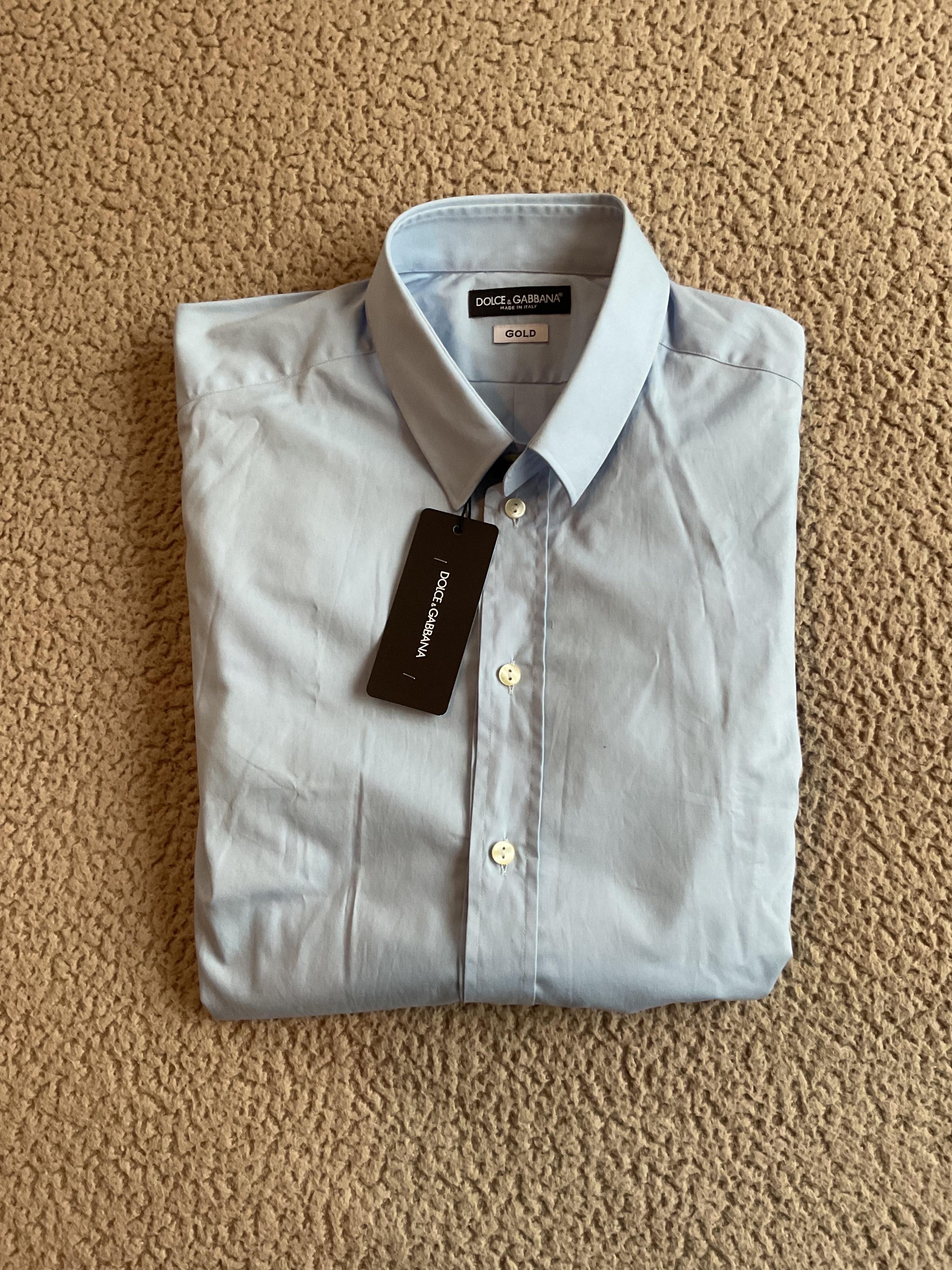 Dolce & Gabbana Blue Classic Shirt