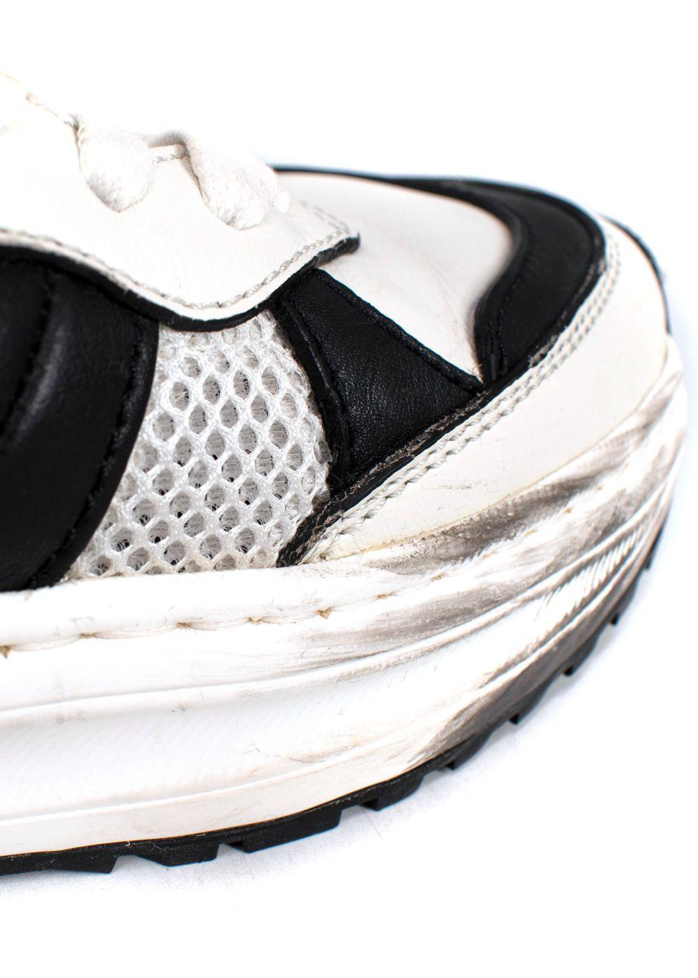 Bottega Chunky Black & White Sneakers
