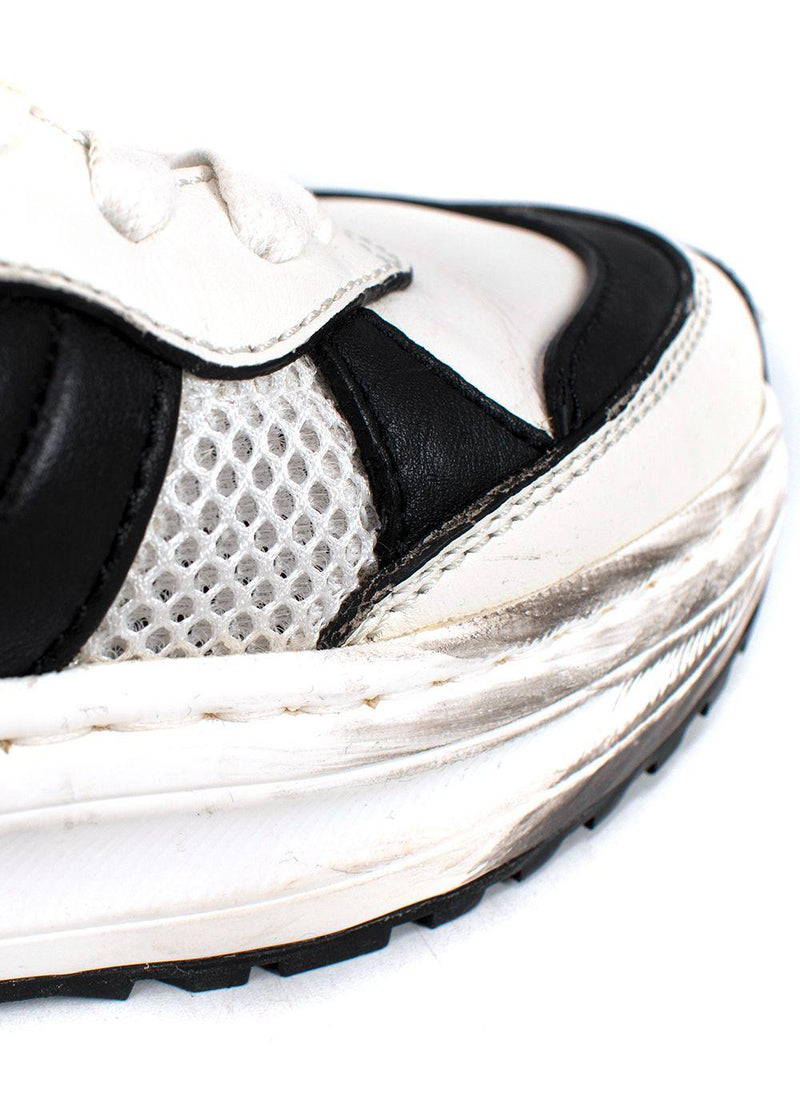 Bottega Chunky Black & White Sneakers