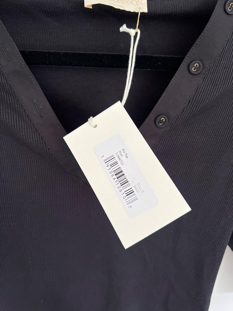 Ribbed Cotton Pia Top