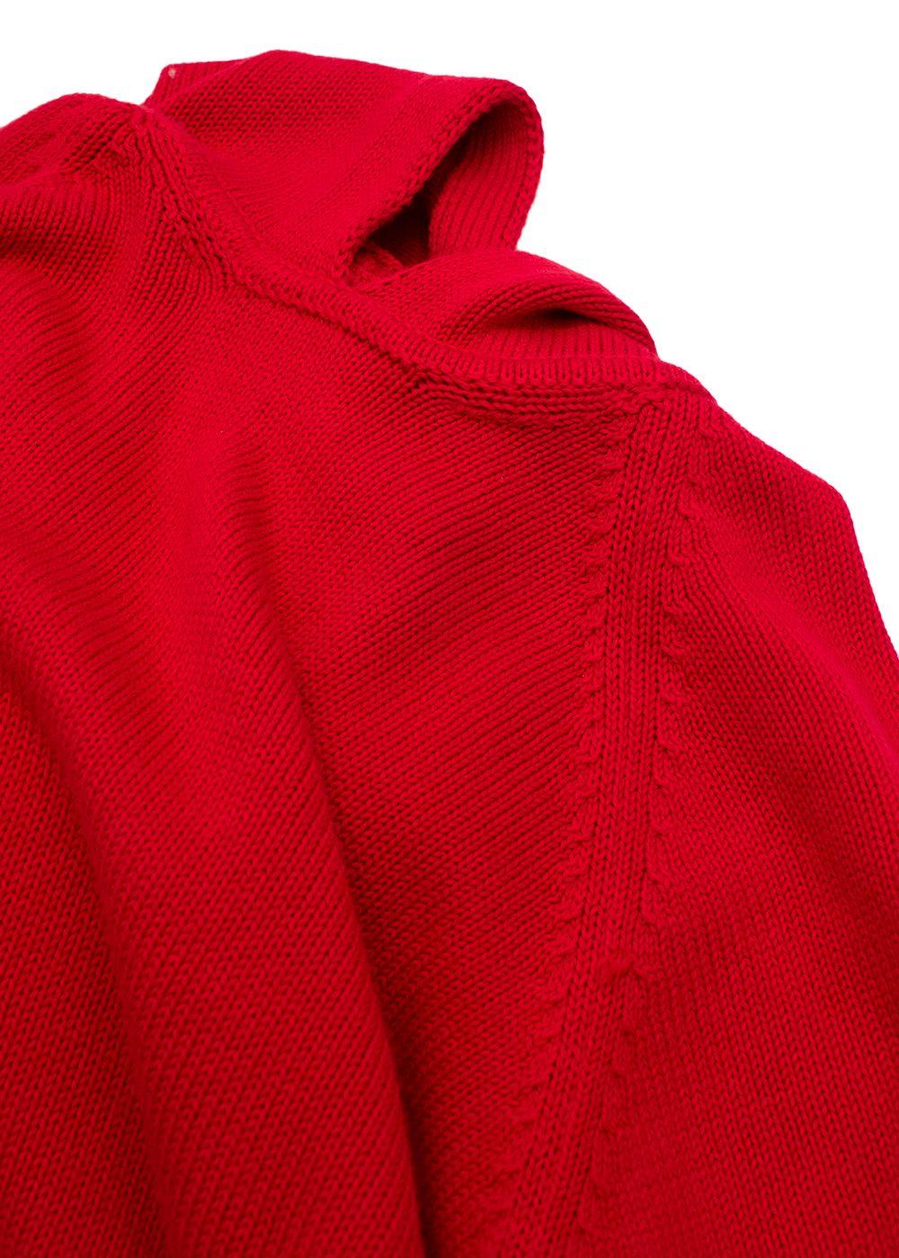 High Sport Red Parker Knit Hoodie