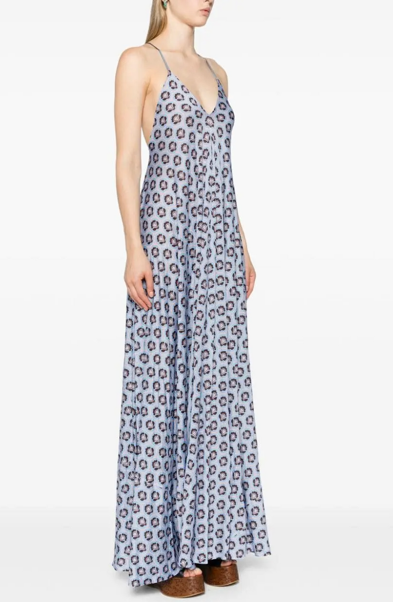 Etro Floral-Print Maxi Dress
