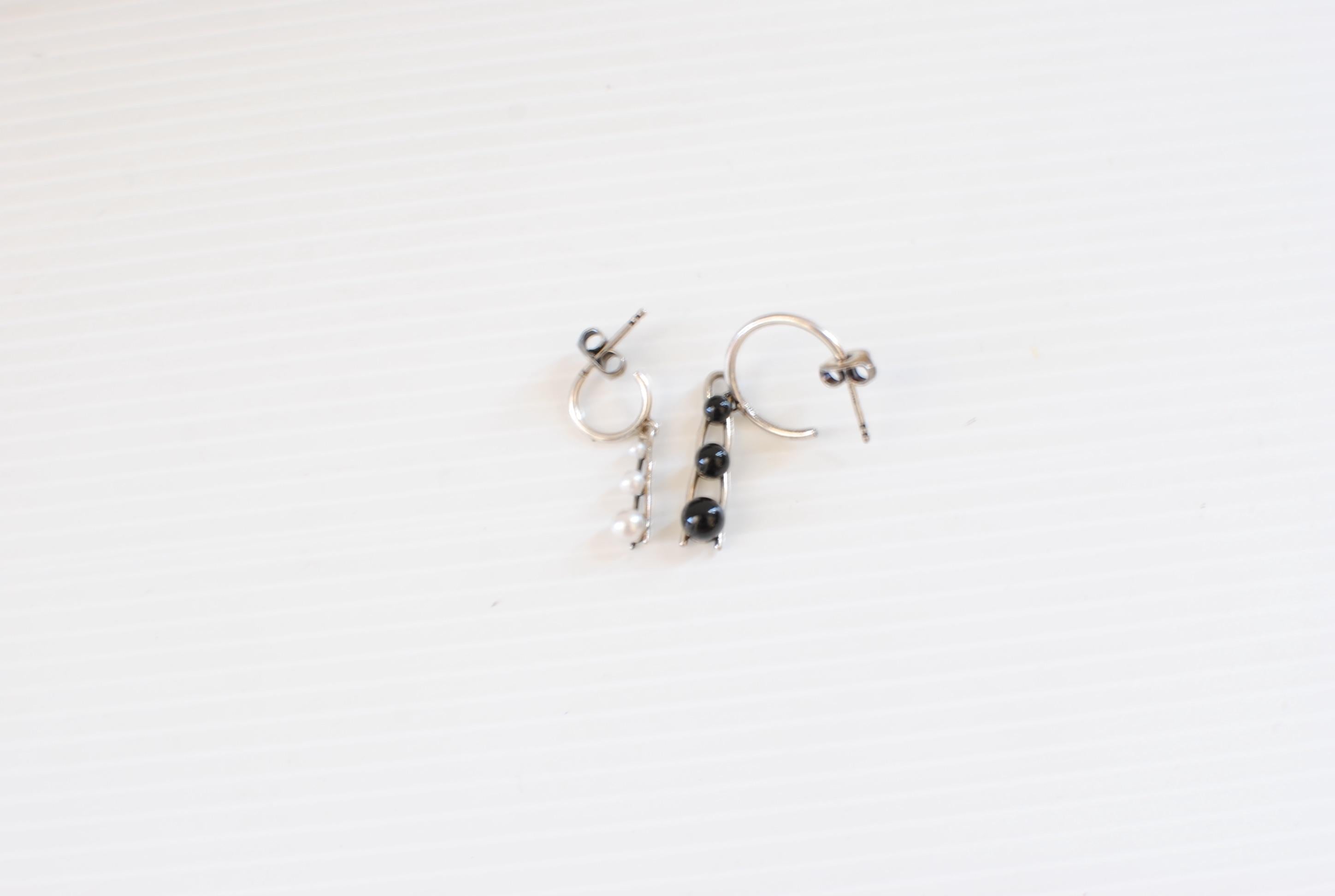 Saint Laurent Faux Pearl Drop Earrings
