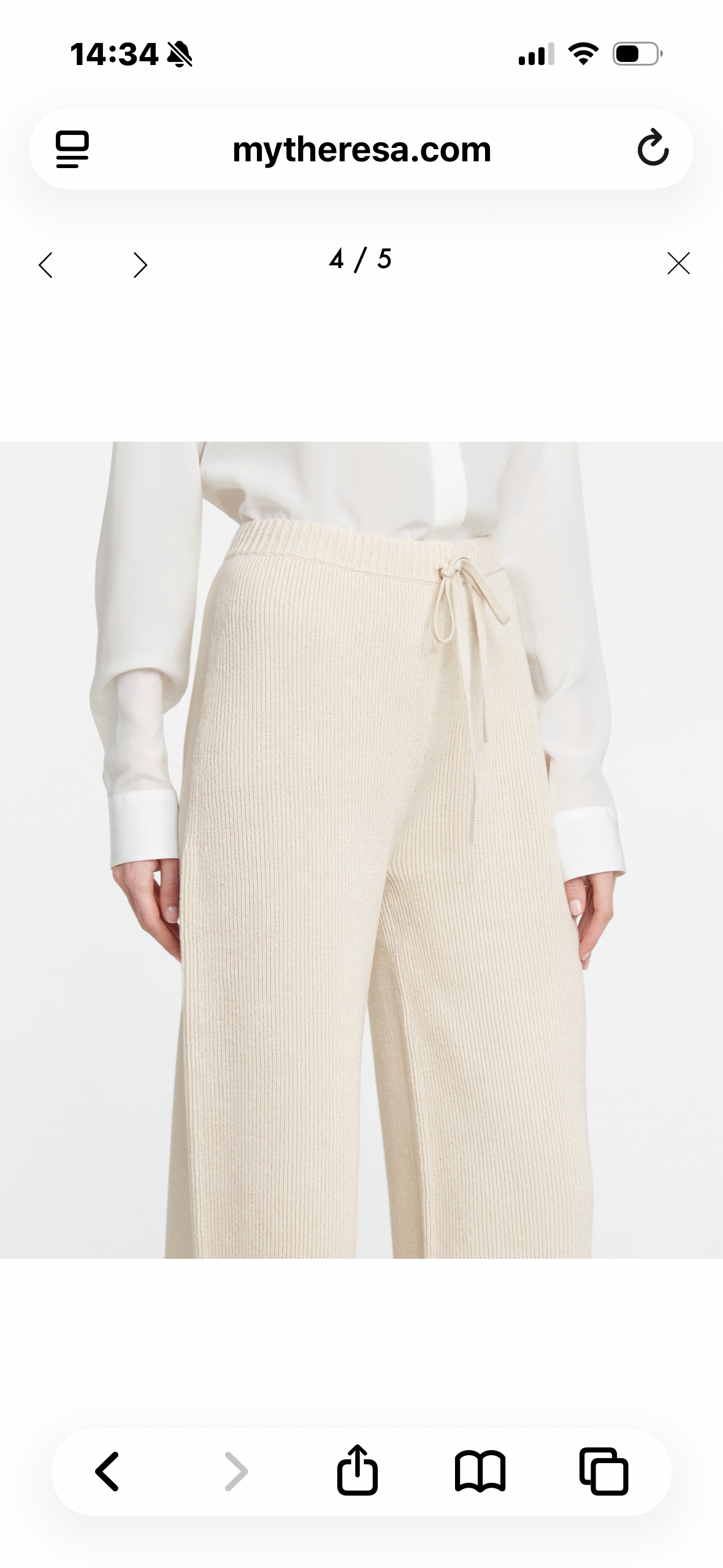 Joseph Coton Knit Pants