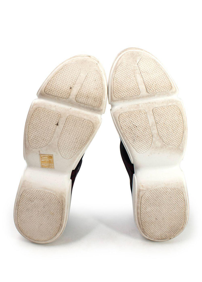 Prada Black Cloudbust 40 High-top Trainers