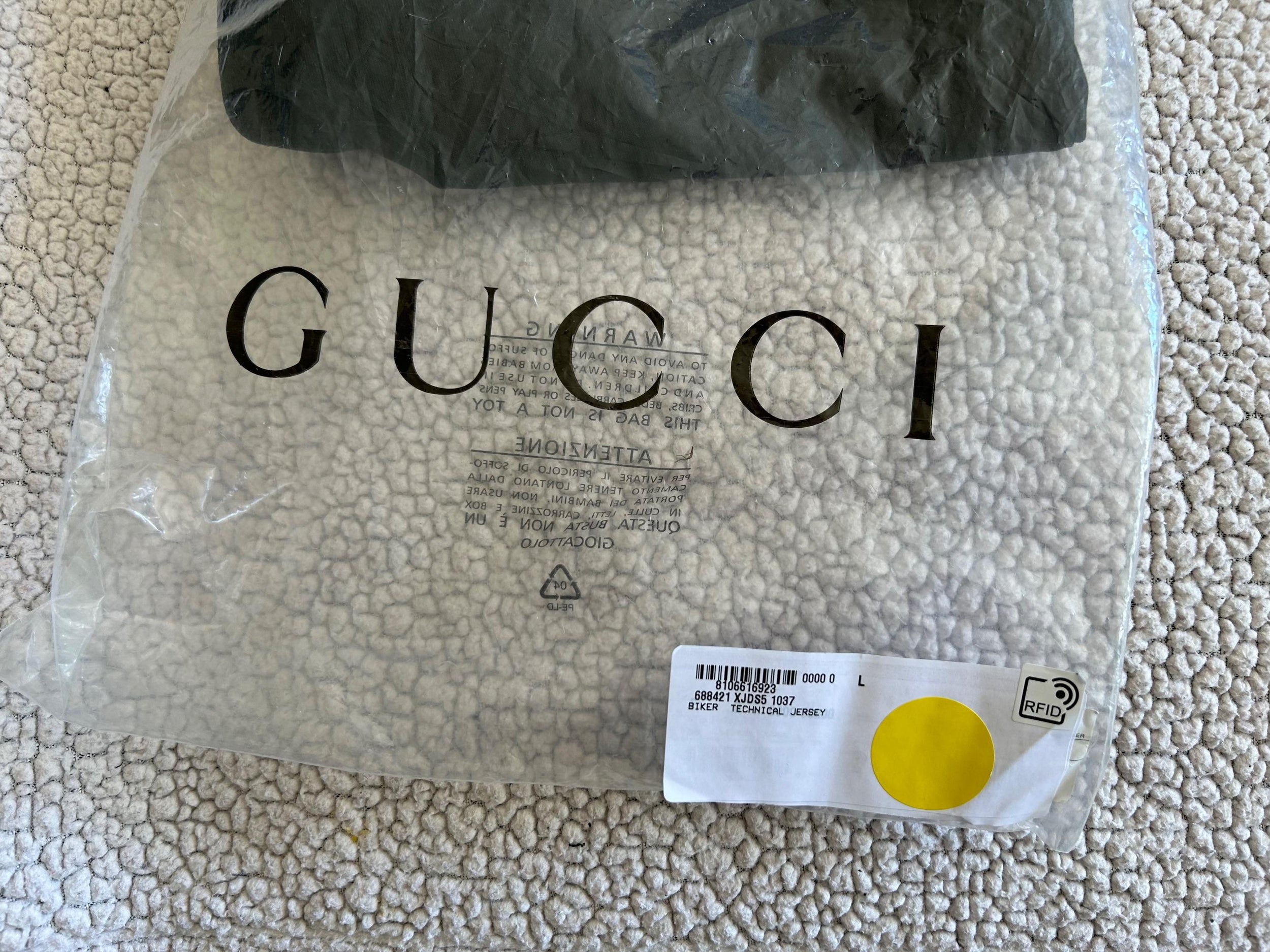Gucci Black Technical Jersey Cycling Shorts