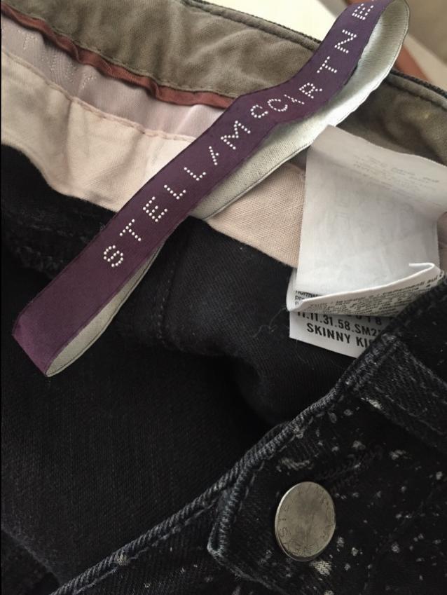 Stella McCartney Paint Splash Kick Flare Jeans
