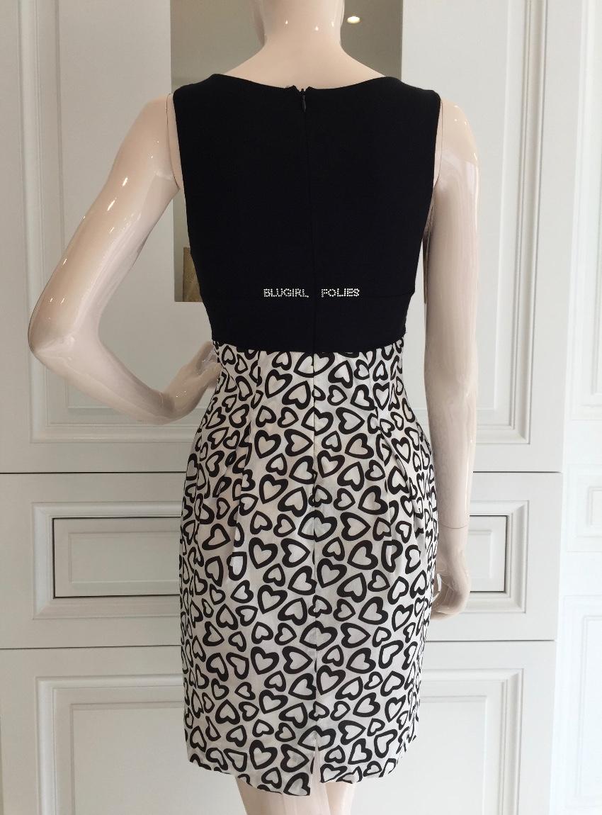 Blumarine Heart-Print Sleeveless Dress