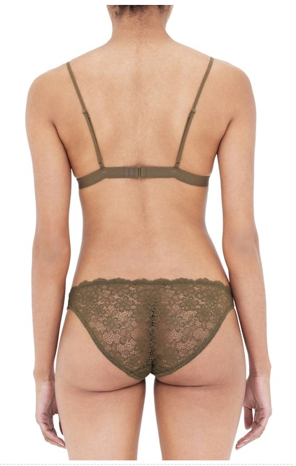 Les Girls Les Boys Khaki Daisy Lingerie Set