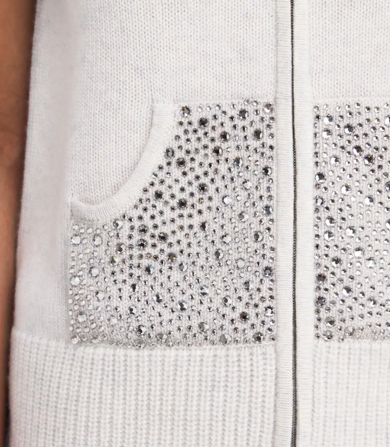 William Sharp Swarovski Crystal-Embellished Sweater Vest