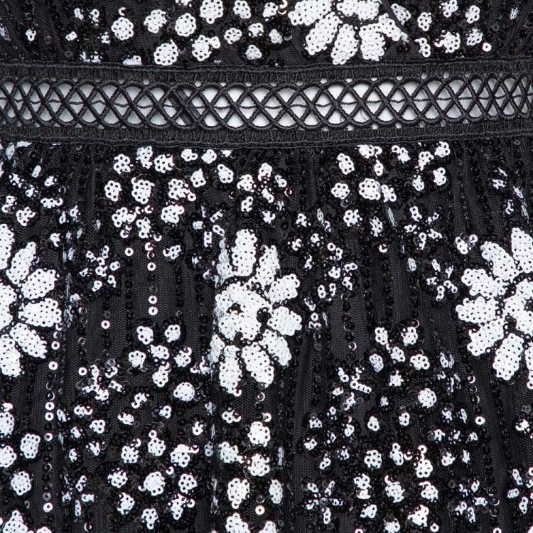 Starlet Deco Sequin Tiered Midi Dress