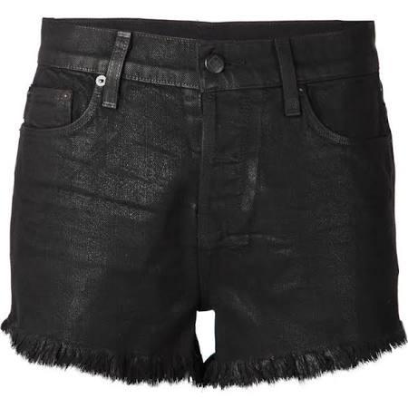 Ksubi black denim shorts