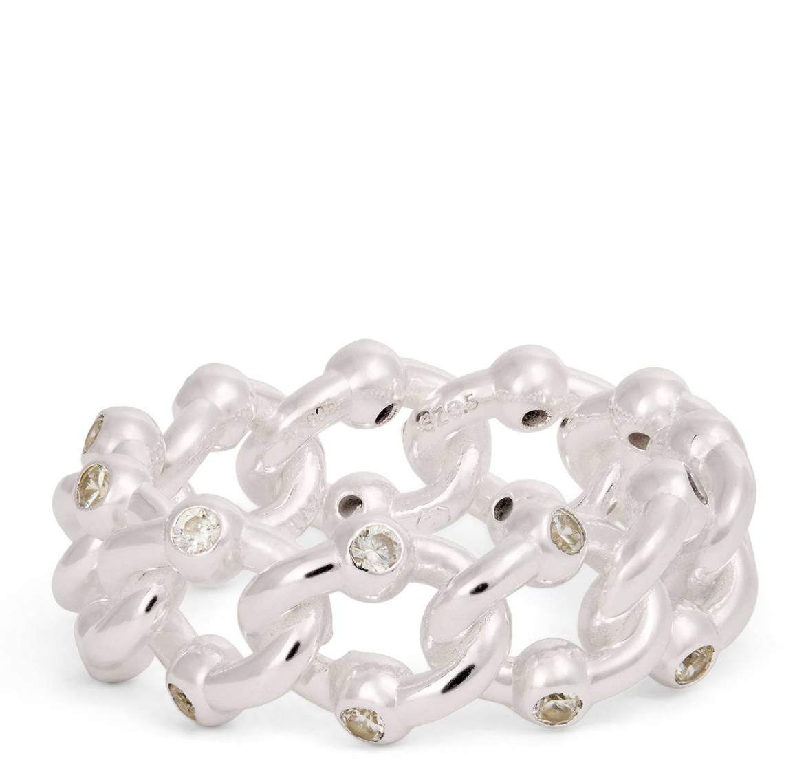 Hatton Labs Sterling Silver Formula Chunky Link Ring