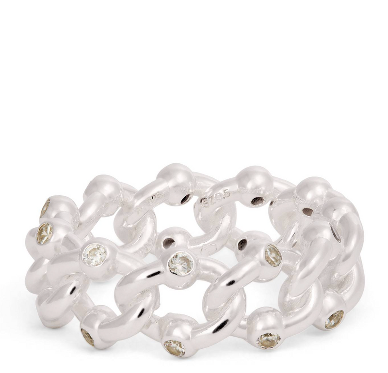 Hatton Labs Sterling Silver Formula Chunky Link Ring
