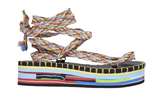 Lou Braided Cord Platform Sandals