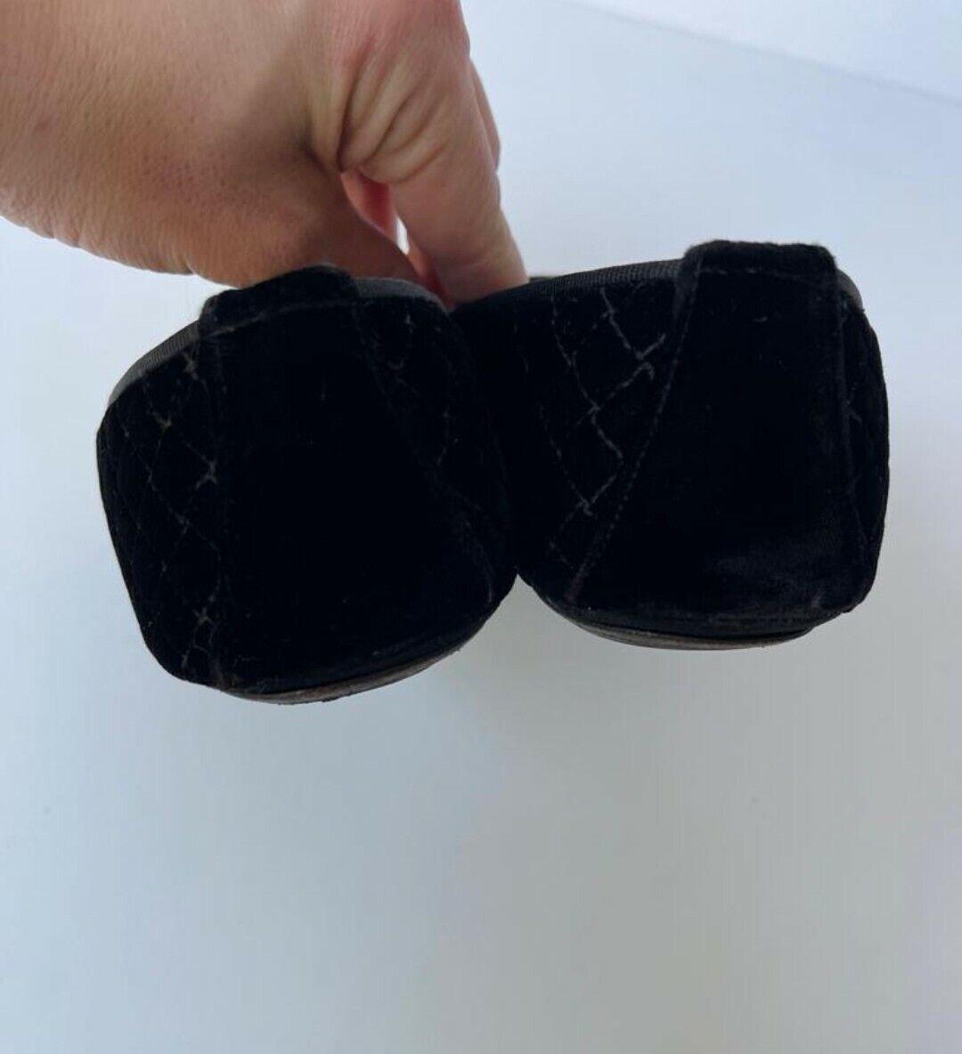 Quilted Velvet Gondoliera Flats