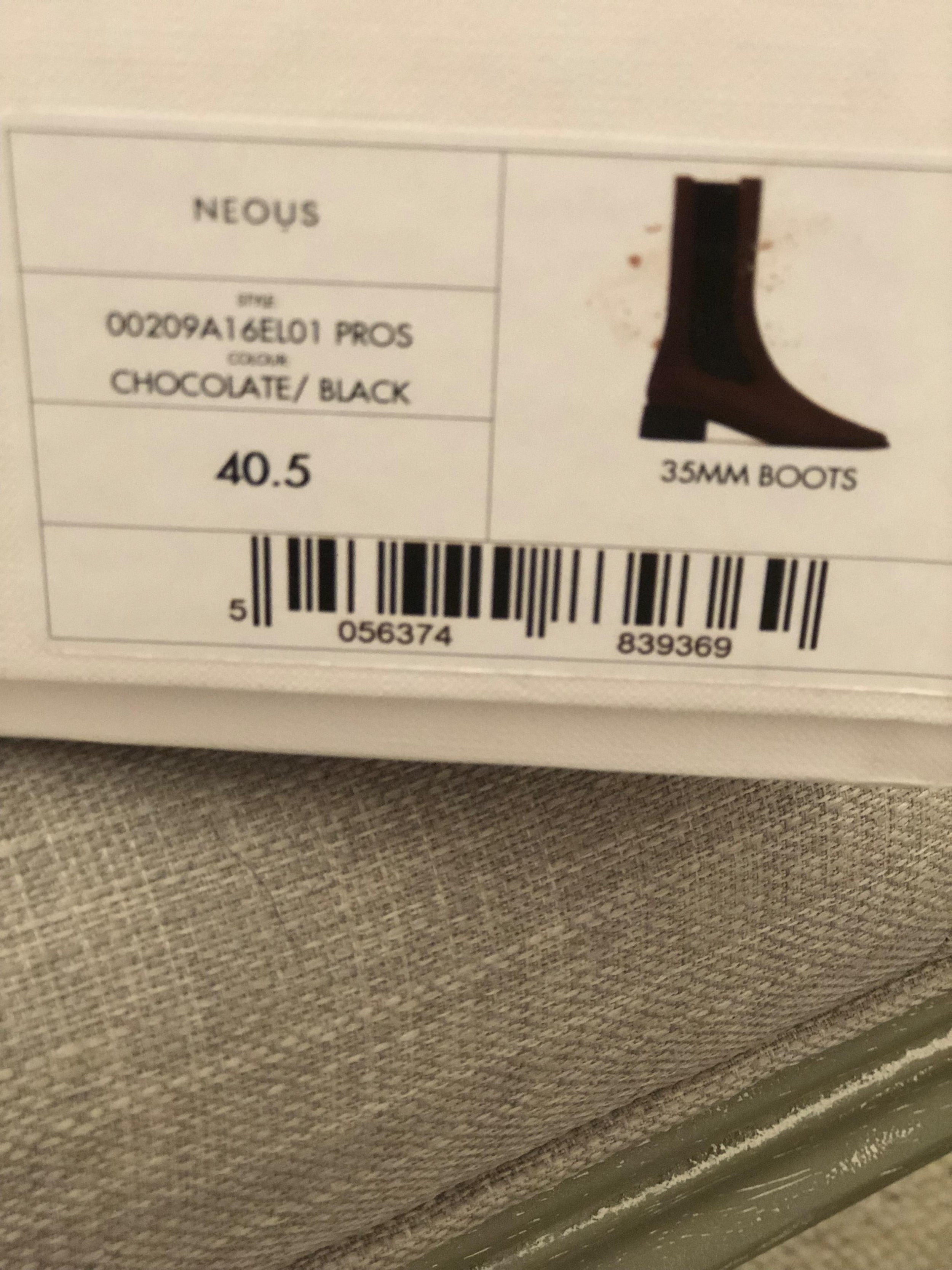 Neous Brown Leather Mid-Length Chelsea Boots