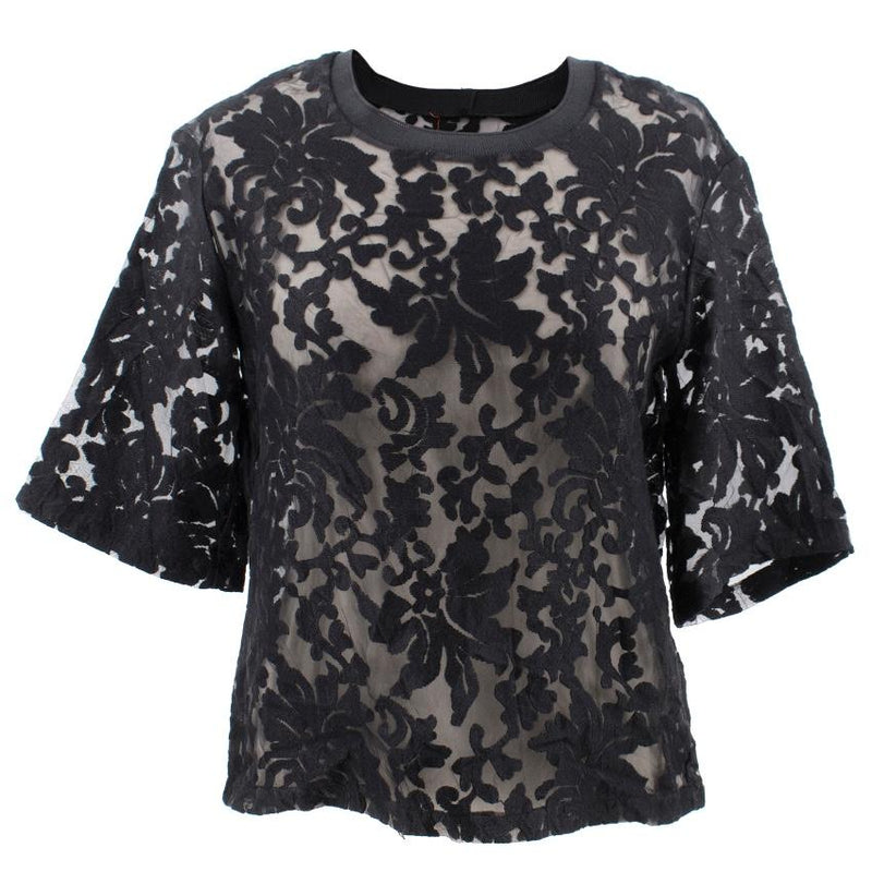 Clover Canyon Black Lace Top
