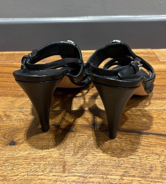 Chanel Faux Pearl Embellished Sandals