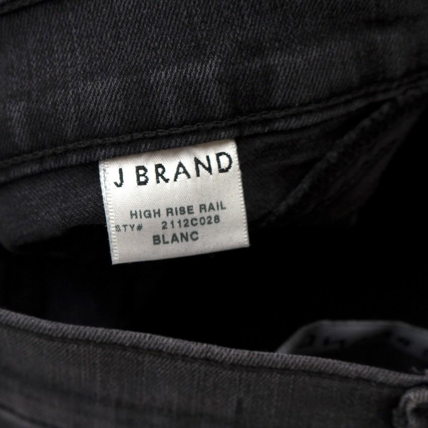 J Brand Grey High Rise Skinny Jeans
