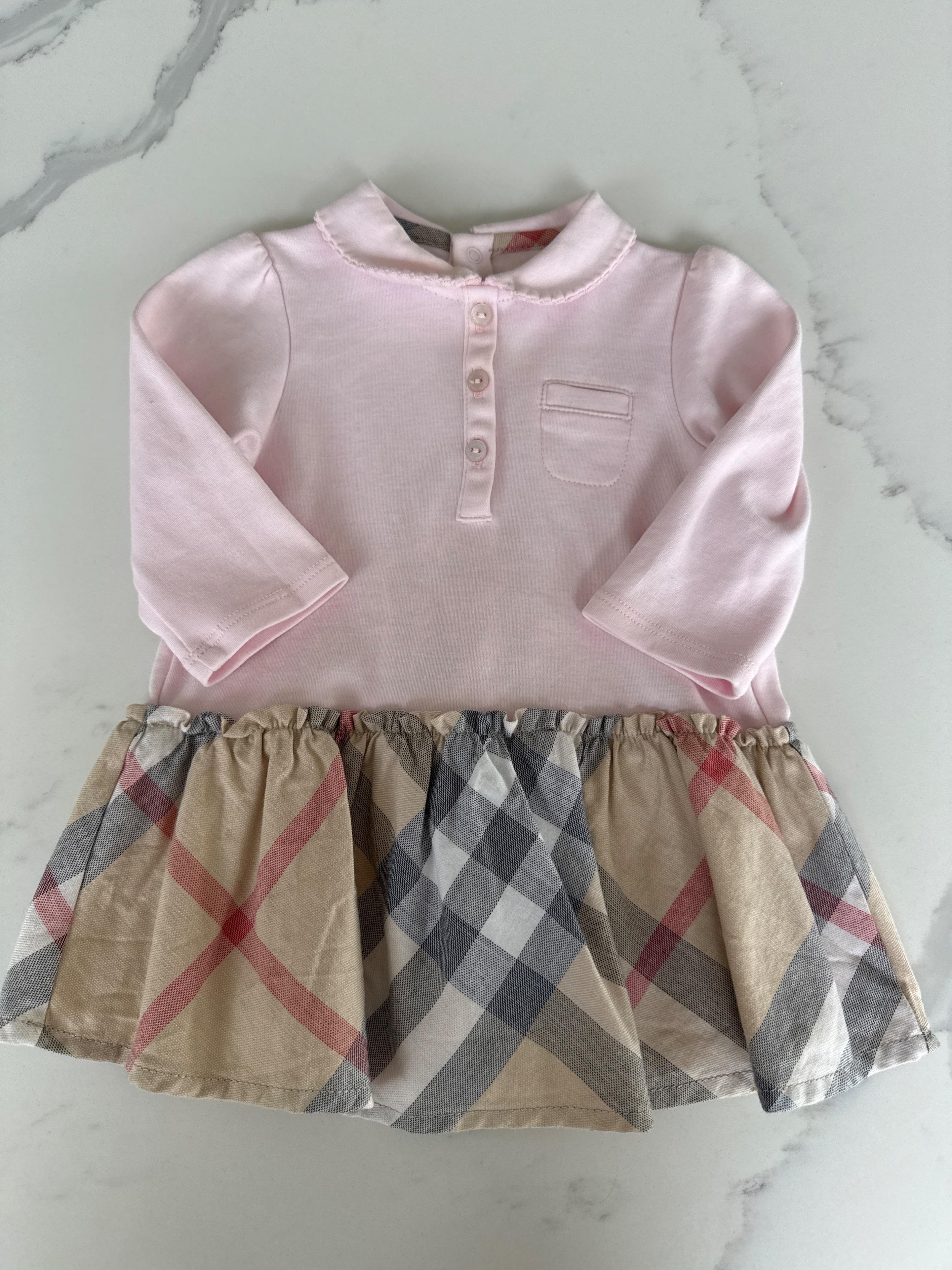Burberry Check Dress 3-6 months