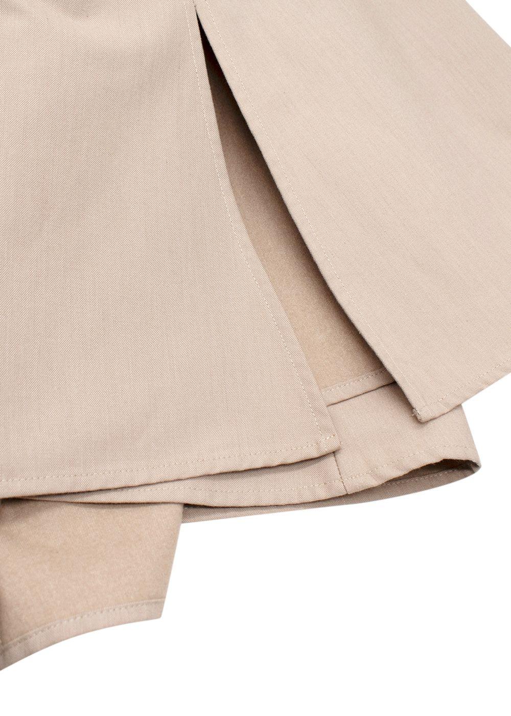 Caes Beige Midi Skirt
