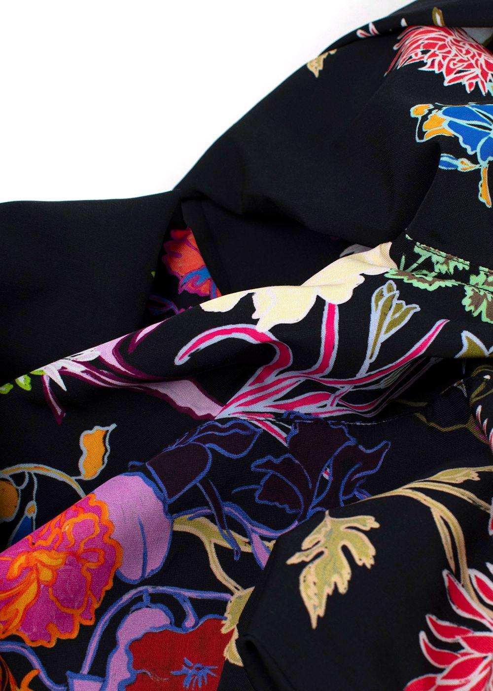 Borgo De Nor Morgan Taffeta Jardin Black Trousers