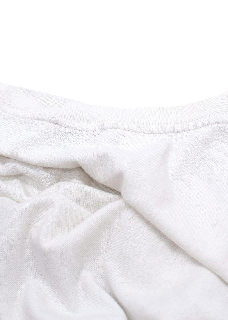Saint Laurent White Flag League Tee