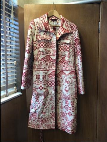 Cream & Embroidered Coat