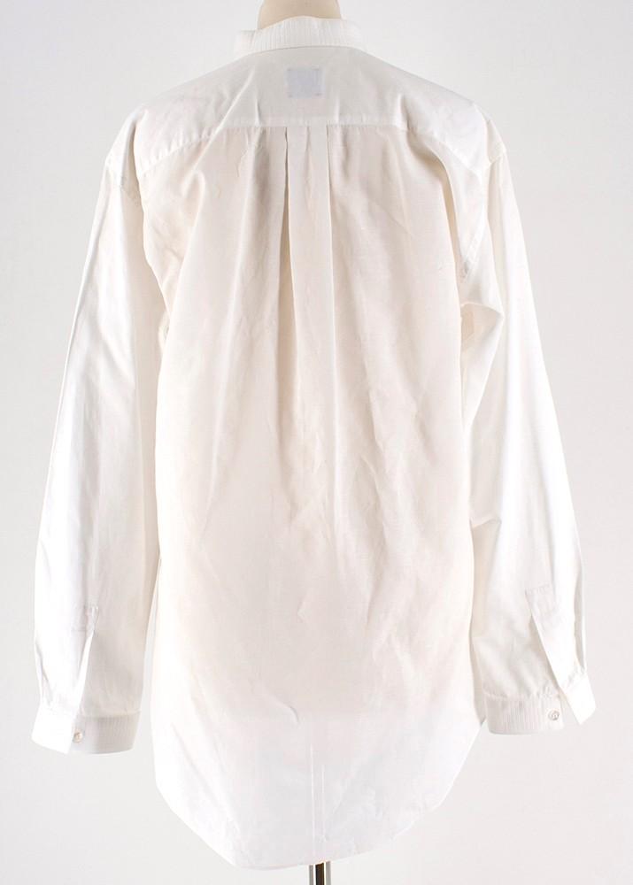 12/05 White cotton Oversized Shirt