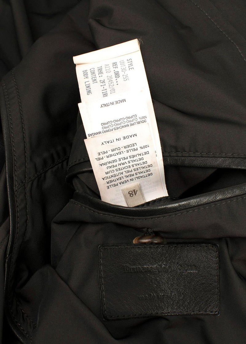 Ermenegildo Zegna Dark Brown Field Jacket