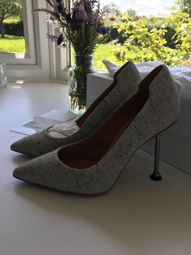 Victoria Beckham Canvas Pin Heel SVB 35 Pumps
